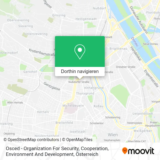 Osced - Organization For Security, Cooperation, Environment And Development Karte