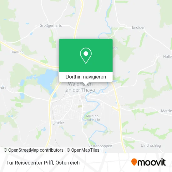 Tui Reisecenter Piffl Karte