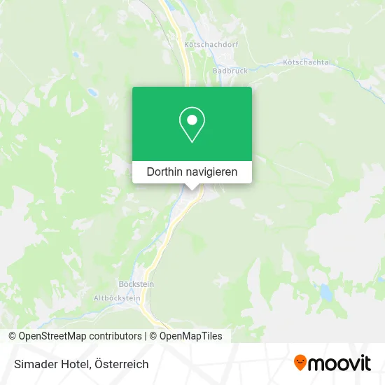 Simader Hotel Karte