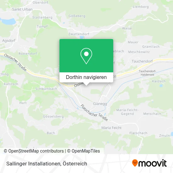 Sallinger Installationen Karte
