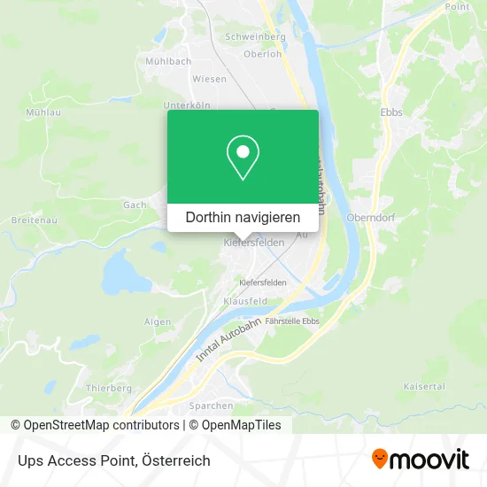 Ups Access Point Karte