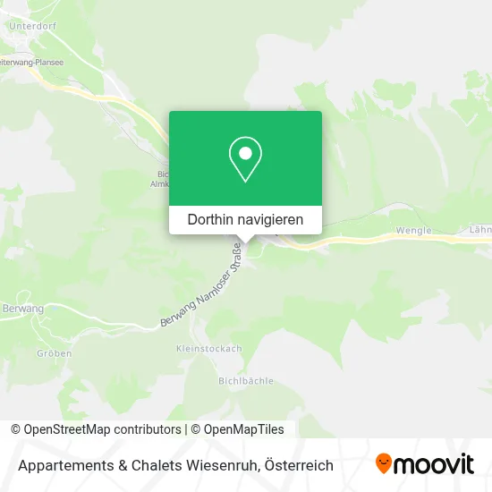 Appartements & Chalets Wiesenruh Karte