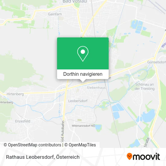 Rathaus Leobersdorf Karte