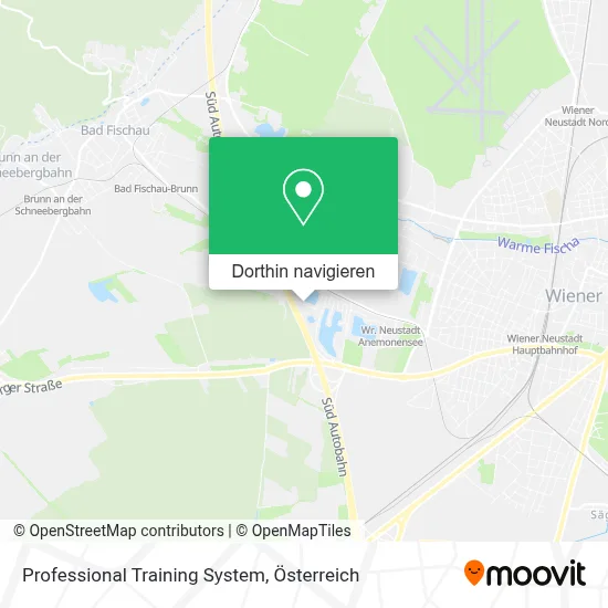 Professional Training System Karte