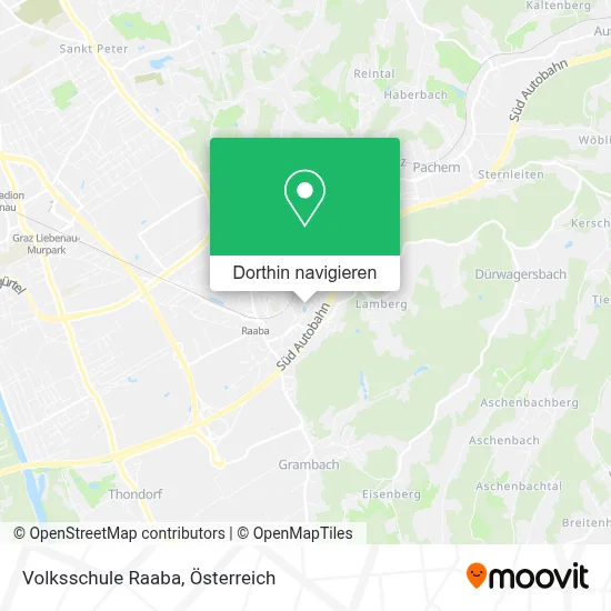 Volksschule Raaba Karte