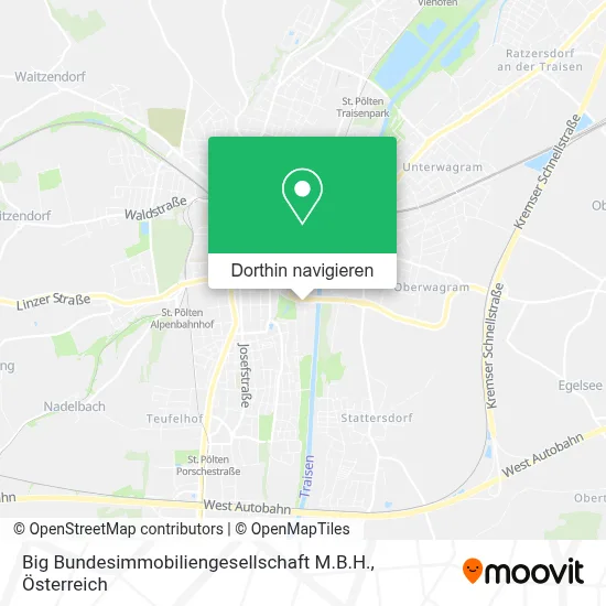 Big Bundesimmobiliengesellschaft M.B.H. Karte