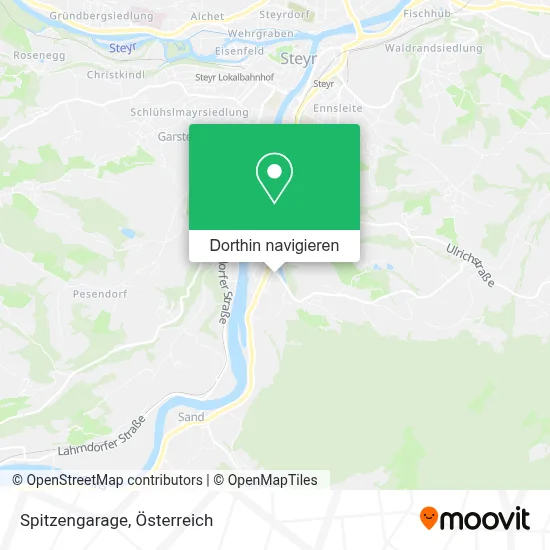 Spitzengarage Karte