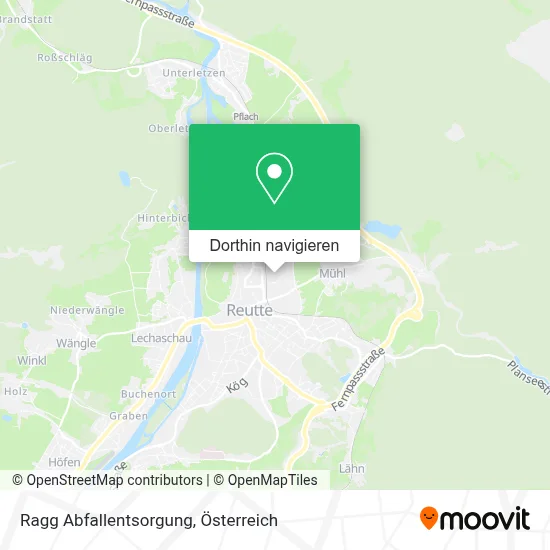 Ragg Abfallentsorgung Karte