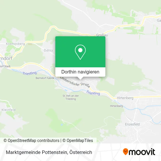 Marktgemeinde Pottenstein Karte