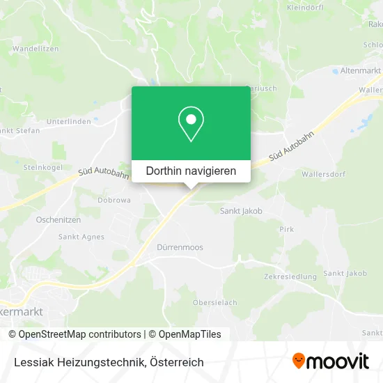 Lessiak Heizungstechnik Karte