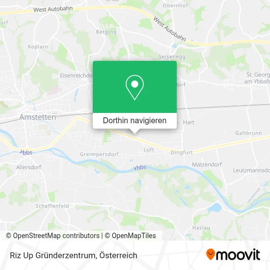 Riz Up Gründerzentrum Karte