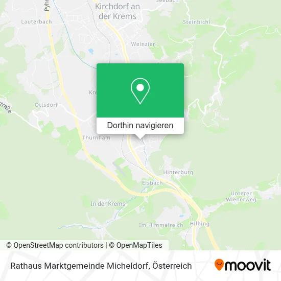 Rathaus Marktgemeinde Micheldorf Karte
