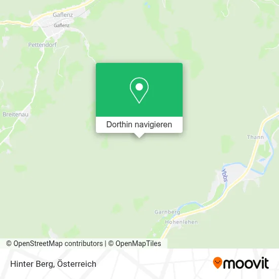 Hinter Berg Karte