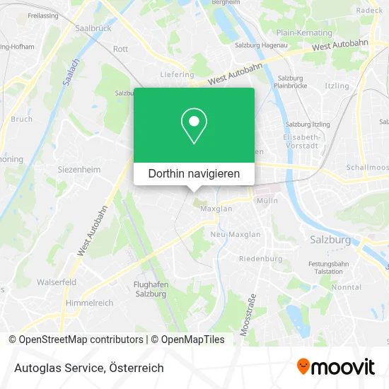 Autoglas Service Karte