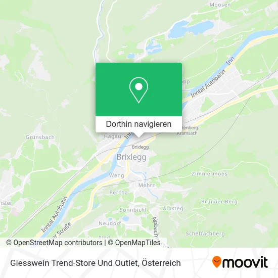 Giesswein Trend-Store Und Outlet Karte