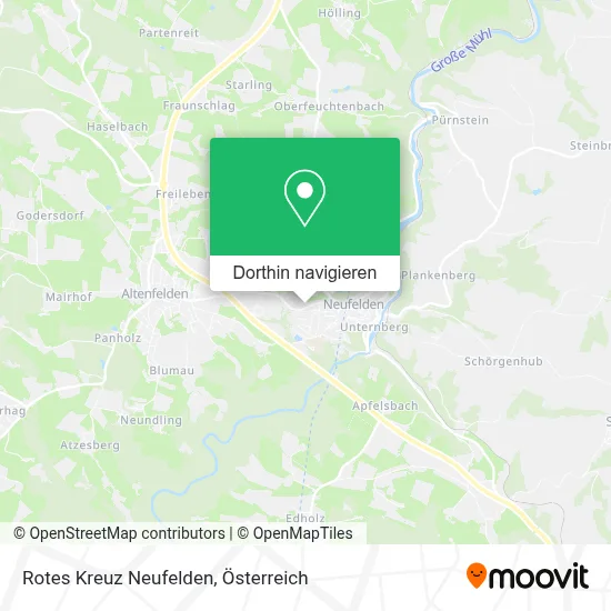 Rotes Kreuz Neufelden Karte