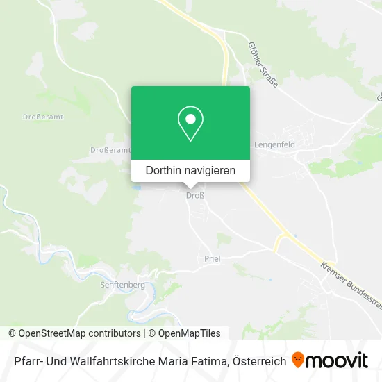 Pfarr- Und Wallfahrtskirche Maria Fatima Karte