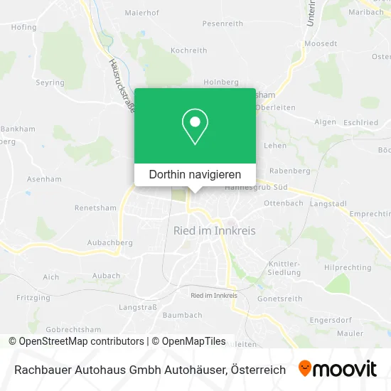 Rachbauer Autohaus Gmbh Autohäuser Karte