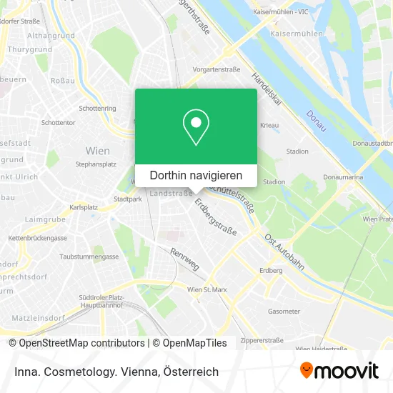 Inna. Cosmetology. Vienna Karte