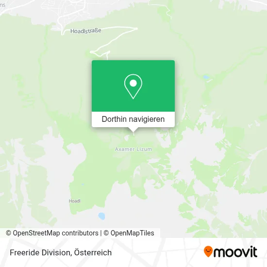 Freeride Division Karte