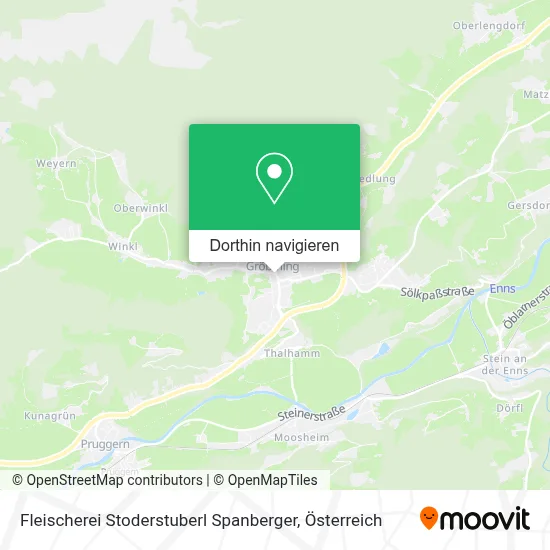 Fleischerei Stoderstuberl Spanberger Karte