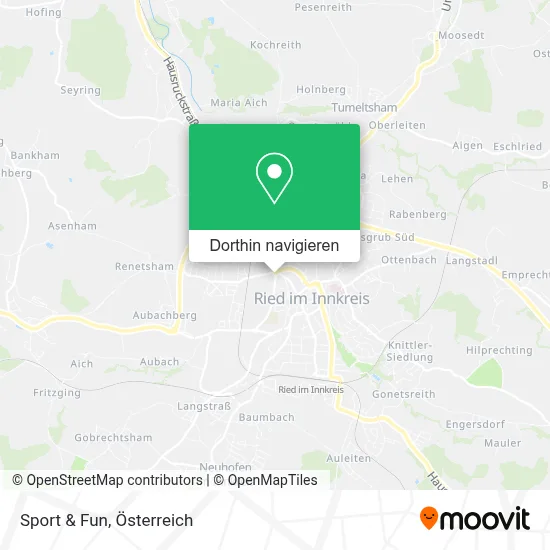 Sport & Fun Karte