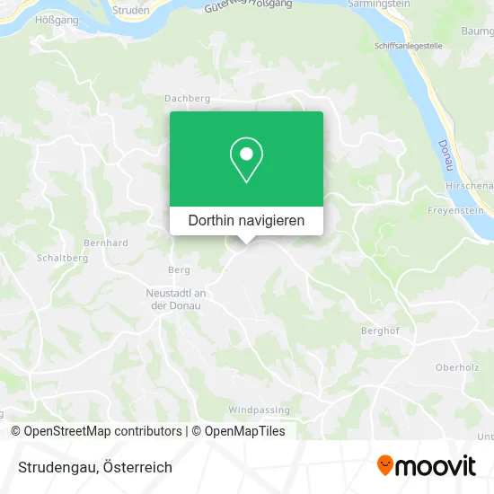 Strudengau Karte