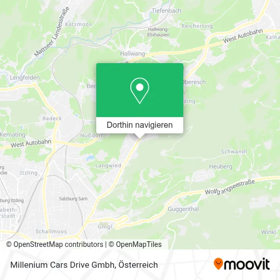 Millenium Cars Drive Gmbh Karte