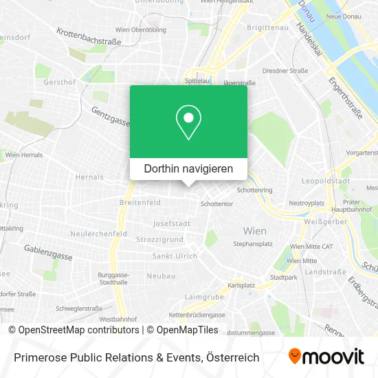 Primerose Public Relations & Events Karte
