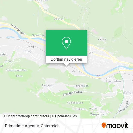 Primetime Agentur Karte