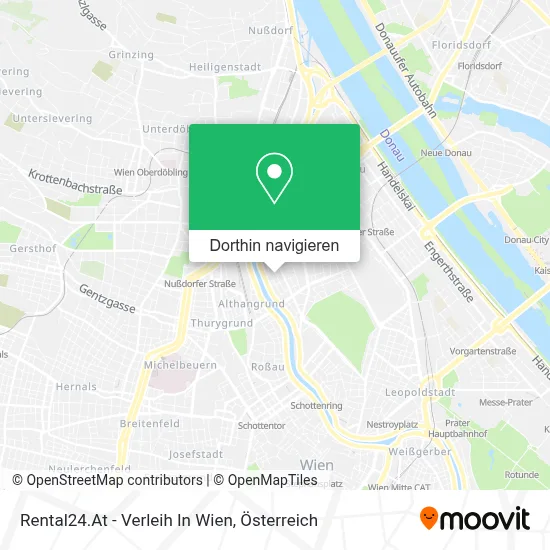 Rental24.At - Verleih In Wien Karte