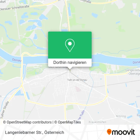 Langenlebarner Str. Karte