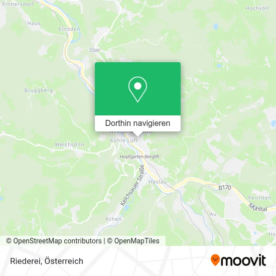 Riederei Karte