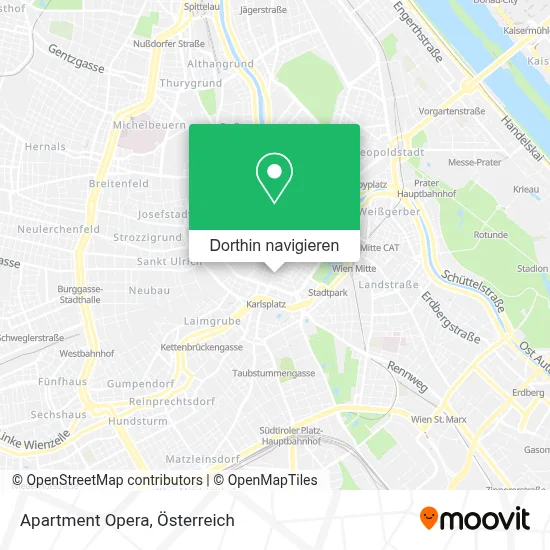 Apartment Opera Karte