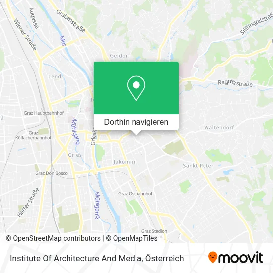 Institute Of Architecture And Media Karte