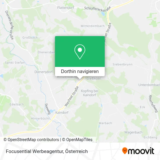 Focusential Werbeagentur Karte