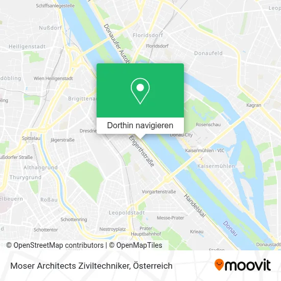 Moser Architects Ziviltechniker Karte