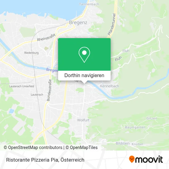 Ristorante Pizzeria Pia Karte
