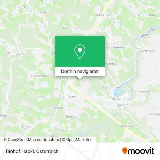 Biohof Hackl Karte