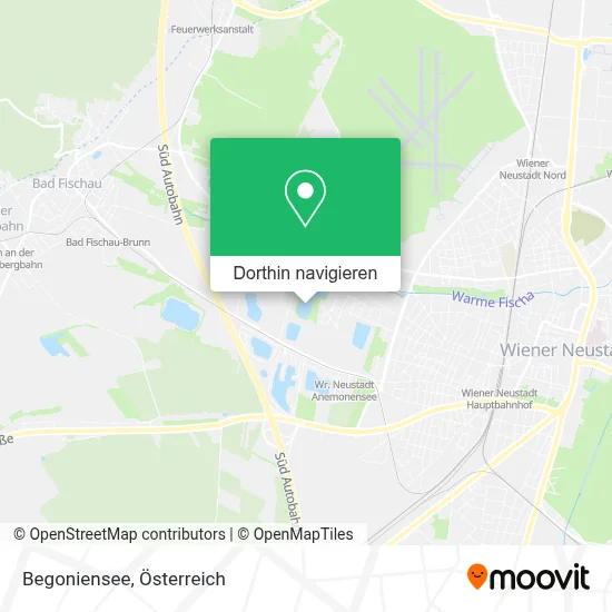 Begoniensee Karte