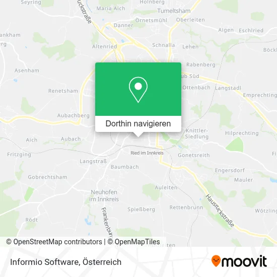 Informio Software Karte