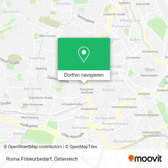 Roma Friseurbedarf Karte