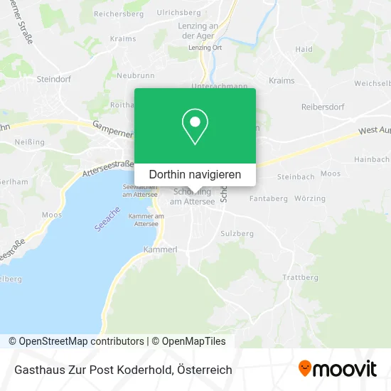 Gasthaus Zur Post Koderhold Karte