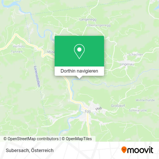 Subersach Karte