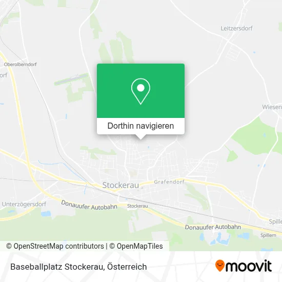 Baseballplatz Stockerau Karte