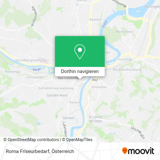 Roma Friseurbedarf Karte