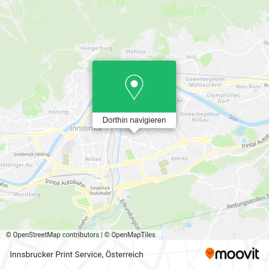 Innsbrucker Print Service Karte