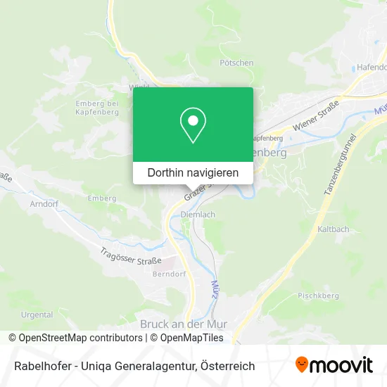 Rabelhofer - Uniqa Generalagentur Karte