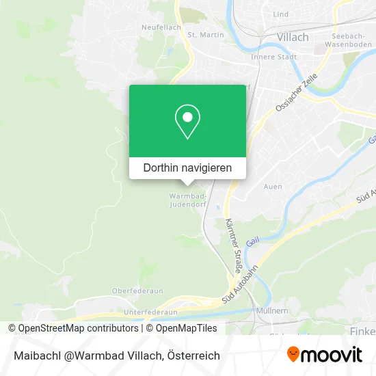 Maibachl @Warmbad Villach Karte