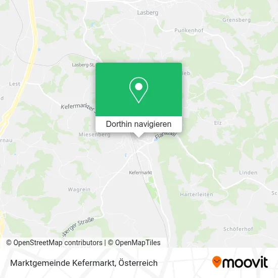 Marktgemeinde Kefermarkt Karte